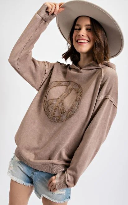 Women's Soft Wool Pullover Sweater with Turtleneck-Washed Terry Knit Pullover Hoodie Women's Soft Wool Pullover Sweater with Turtleneck-Washed Terry Knit Pullover Hoodie