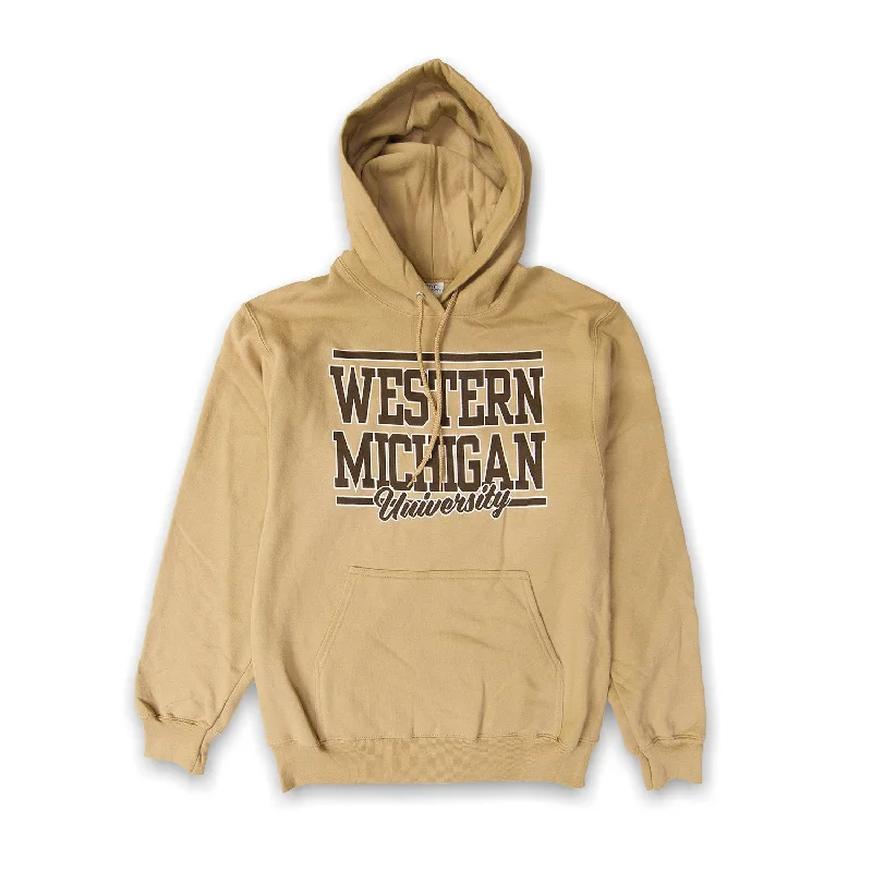 Women's Sweatshirts for Casual Evening Outfits -Western Michigan Script Hoodie