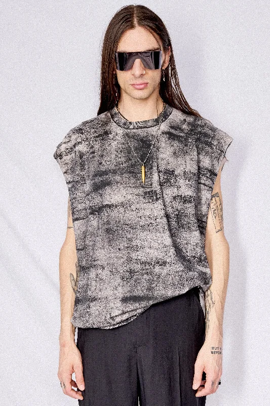 Women's Soft Cotton T-shirt for Everyday Comfort -White/Black Roller Muscle Tee