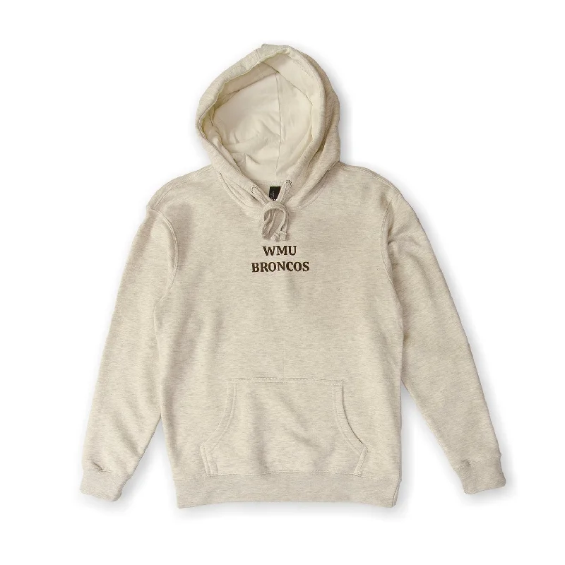Women's Sweatshirts with Bold Branding -WMU Broncos Hoodie