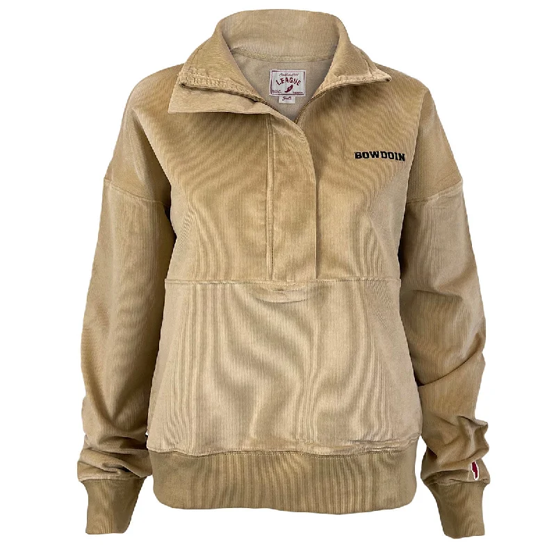 Women's Sweatshirts for Casual Fridays -Women's Corduroy ½-Zip from League