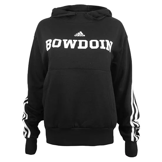 Women's Sweatshirts with Soft Ribbed Detail -Women's Fashion Pullover Hoodie from Adidas
