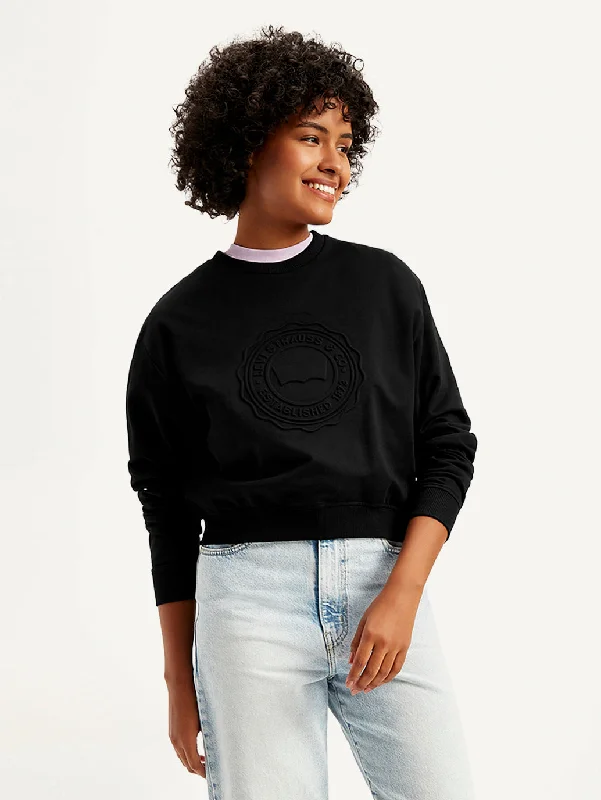 Women's Sweatshirts for Winter Morning Walks -Women's Graphic Print Regular Fit Sweatshirt