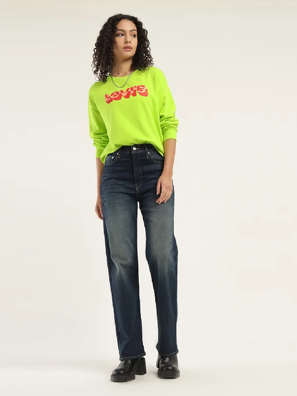 Women's Sweatshirts for Easy Everyday Style -Women's Solid Lime Green Crew Neck Sweatshirt Women's Sweatshirts for Easy Everyday Style -Women's Solid Lime Green Crew Neck Sweatshirt
