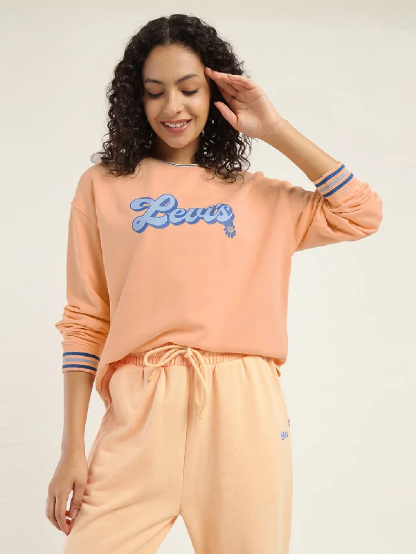 Women's Sweatshirts with Fun and Creative Graphics -Women's Solid Pink Crew Neck Sweatshirt Women's Sweatshirts with Fun and Creative Graphics -Women's Solid Pink Crew Neck Sweatshirt