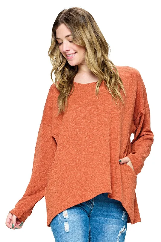 Women's Sweatshirts for Warm Comfort -Yak & Yeti Loose Fit Hand Stitched Sweater