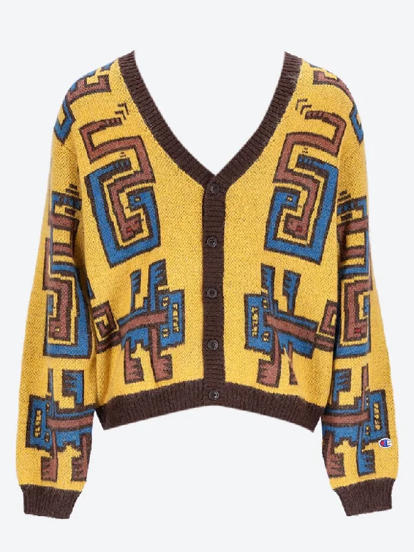 Knit Tops with Decorative Fringe-Cardigan