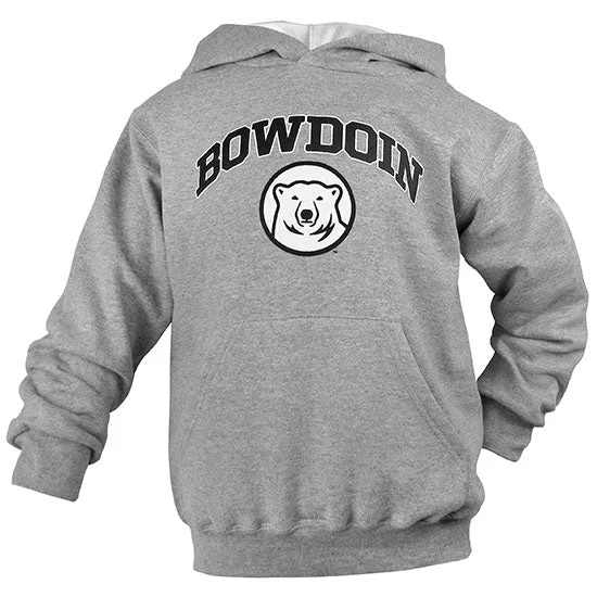 Women's Sweatshirts with Customizable Features -Youth Powerblend Hood from Champion