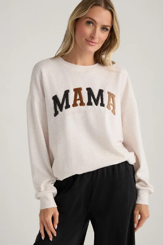 Women's Sweatshirts for Hiking and Outdoor Fun -Z Supply Mama Sweatshirt