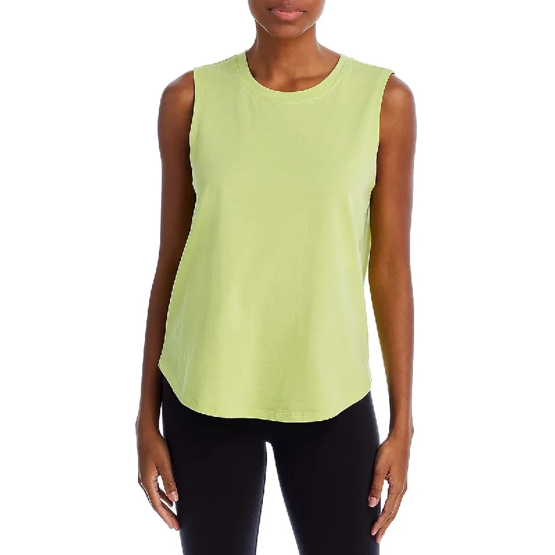 Women's Tank Tops with Feminine Touch -Aqua Womens Activewear Workout Tank Top