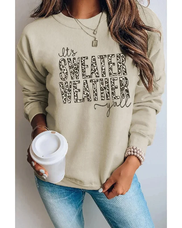 Women's Pullovers Sweater for a Chic Look-Azura Exchange Leopard Print Pullover Sweatshirt - M Women's Pullovers Sweater for a Chic Look-Azura Exchange Leopard Print Pullover Sweatshirt - M