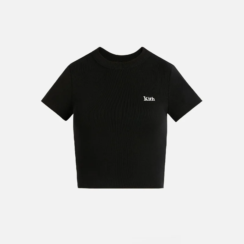 Women's Fashion Short Sleeve T-shirt with Minimalist Design -Kith Women Mulberry Tee II - Mass Women's Fashion Short Sleeve T-shirt with Minimalist Design -Kith Women Mulberry Tee II - Mass