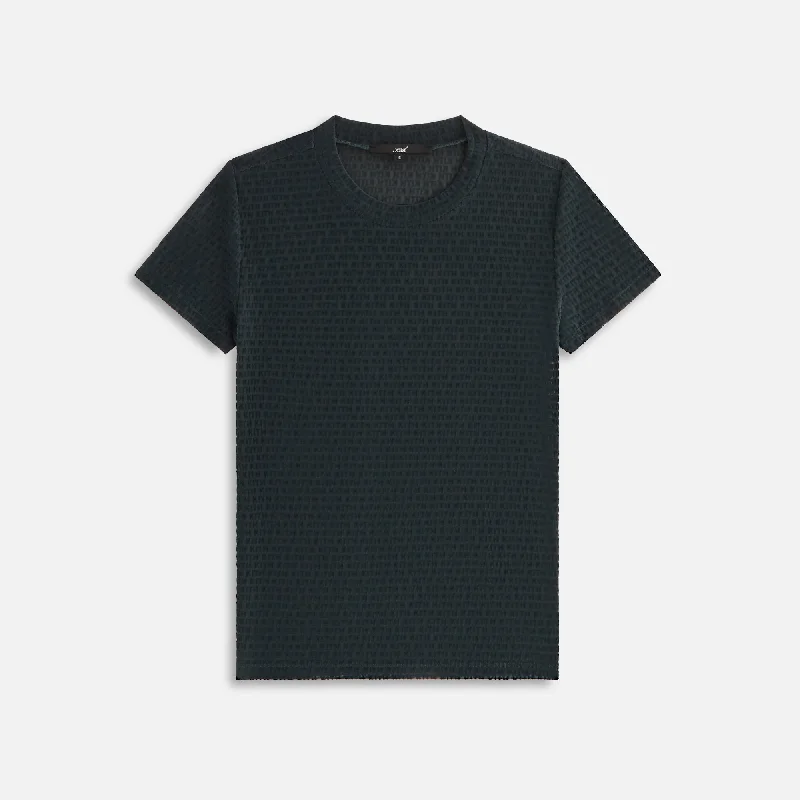 Soft Women's Short Sleeve T-shirt -Kith Women Mulberry IV Monogram Mesh Tee - Stadium Soft Women's Short Sleeve T-shirt -Kith Women Mulberry IV Monogram Mesh Tee - Stadium