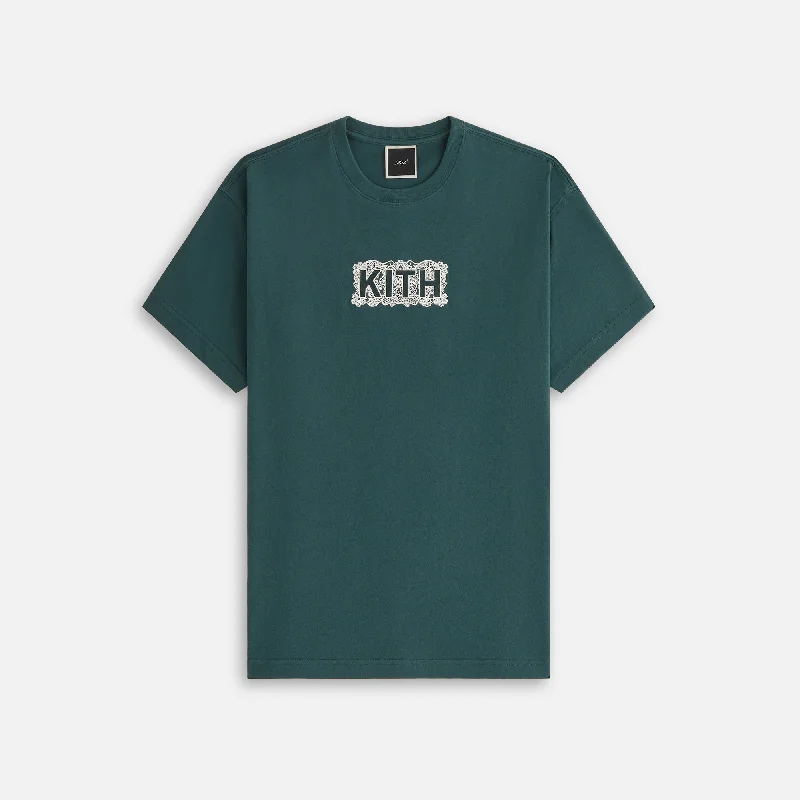 Women's Casual Fit T-shirt for All-day Comfort -Kith Women Floral Lace Vintage Tee - Chronicle Women's Casual Fit T-shirt for All-day Comfort -Kith Women Floral Lace Vintage Tee - Chronicle