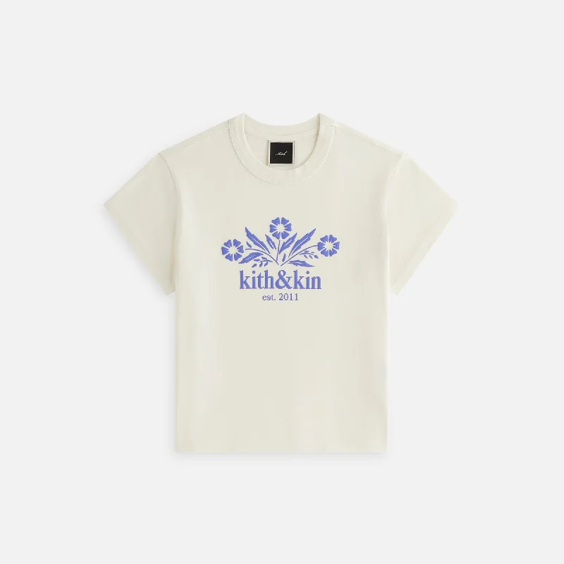 Women's Trendy Graphic T-shirt for Day Wear -Kith Women Mulberry Kith & Kin Bellflower Vintage Tee - Muslin Women's Trendy Graphic T-shirt for Day Wear -Kith Women Mulberry Kith & Kin Bellflower Vintage Tee - Muslin