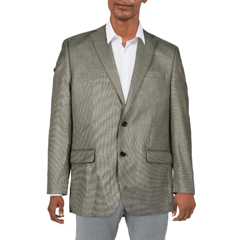 Women's Slim Fit Checkered Blazers -Lauren Ralph Lauren Mens Lexington Woven Pattern Two-Button Blazer Women's Slim Fit Checkered Blazers -Lauren Ralph Lauren Mens Lexington Woven Pattern Two-Button Blazer
