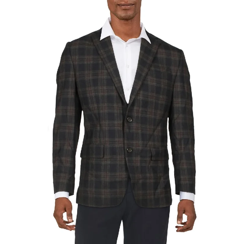 Women's Trendy Wool Tweed Blazers -Lauren Ralph Lauren Mens Wool Blend Plaid Two-Button Blazer Women's Trendy Wool Tweed Blazers -Lauren Ralph Lauren Mens Wool Blend Plaid Two-Button Blazer
