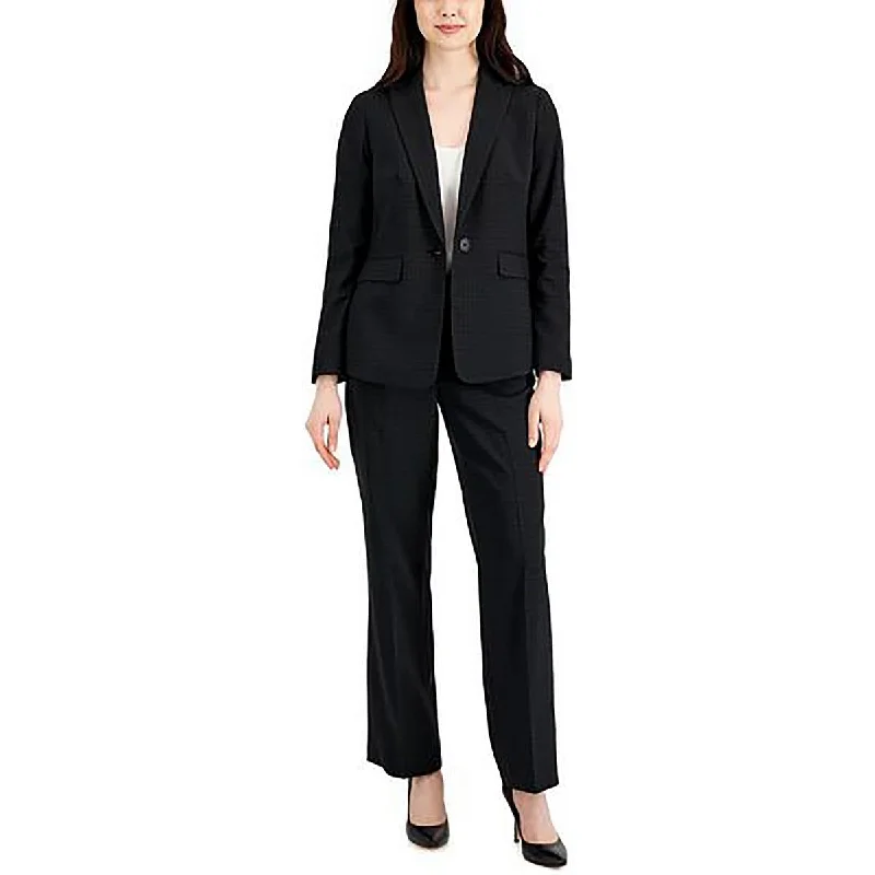 Women's Satin Blazers for Evening -Le Suit Womens Heathered Work Wear One-Button Blazer Women's Satin Blazers for Evening -Le Suit Womens Heathered Work Wear One-Button Blazer