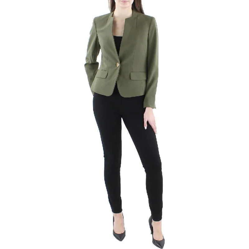 Women's Blazers for Trendy Office Wear -Le Suit Womens Petites Knit Long Sleeves One-Button Blazer Women's Blazers for Trendy Office Wear -Le Suit Womens Petites Knit Long Sleeves One-Button Blazer