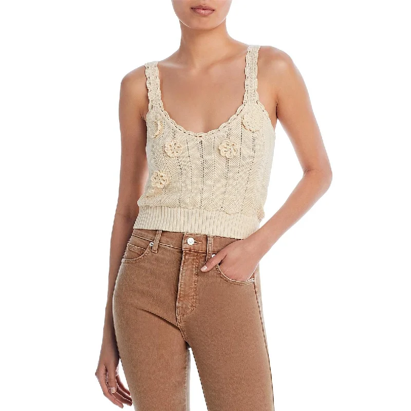 Women's Cozy Blouses -Paige Womens Embroidered Knit Blouse