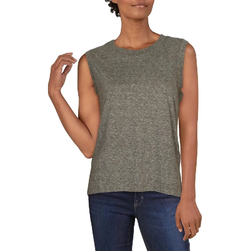 Women's Sexy Tank Tops for Evening Wear -Rivet & Thread Womens Side Slit Sleeveless Tank Top