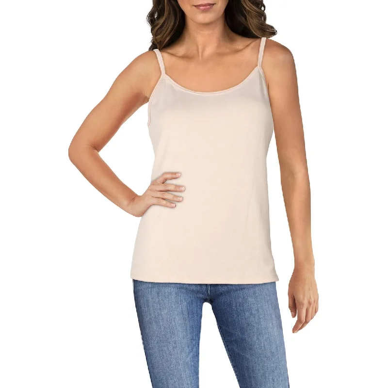Women's Cami Tops for Layering Over -Theo & Spence Womens Scoopneck Layering Tank Top