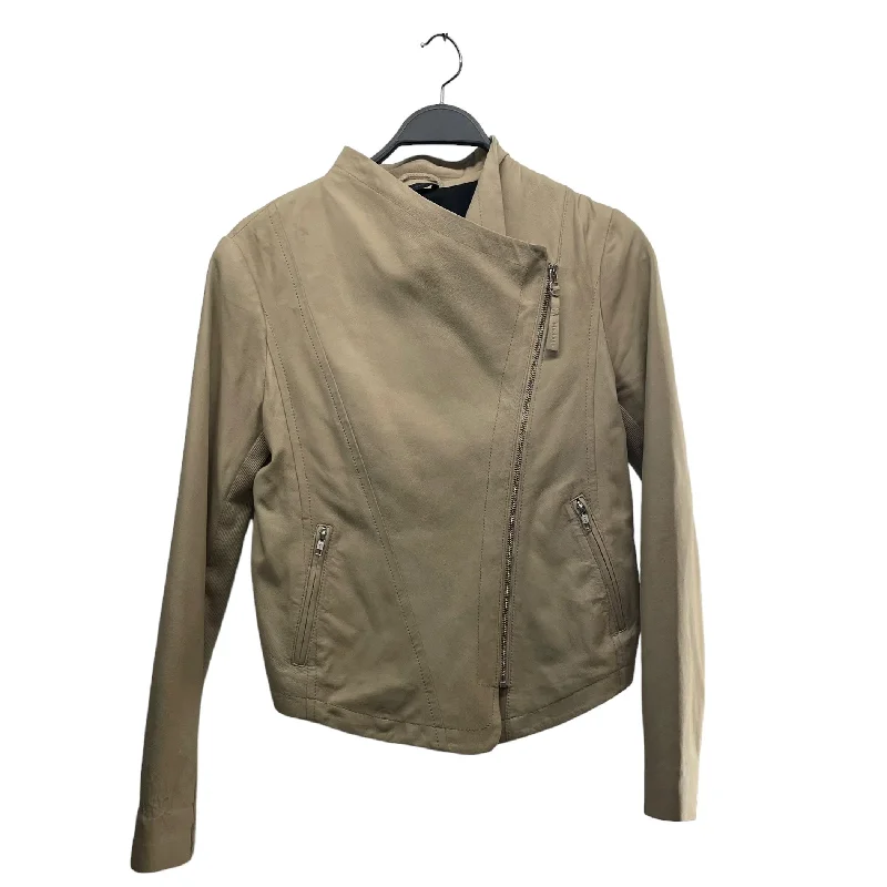Women's Leather Jacket for Everyday Elegance-MACKAGE/Leather Jkt/M/Leather/BEG/TAN LEATHER JKT Women's Leather Jacket for Everyday Elegance-MACKAGE/Leather Jkt/M/Leather/BEG/TAN LEATHER JKT