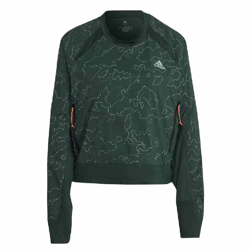 Women's Jackets for Chilly Mornings-adidas - Women's X-City Running Crewneck Cover Up Jacket (HC6323) Women's Jackets for Chilly Mornings-adidas - Women's X-City Running Crewneck Cover Up Jacket (HC6323)