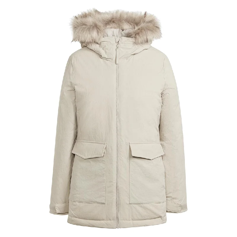 Fur-lined Parka-adidas - Women's Hooded Fur Parka (HZ5734)