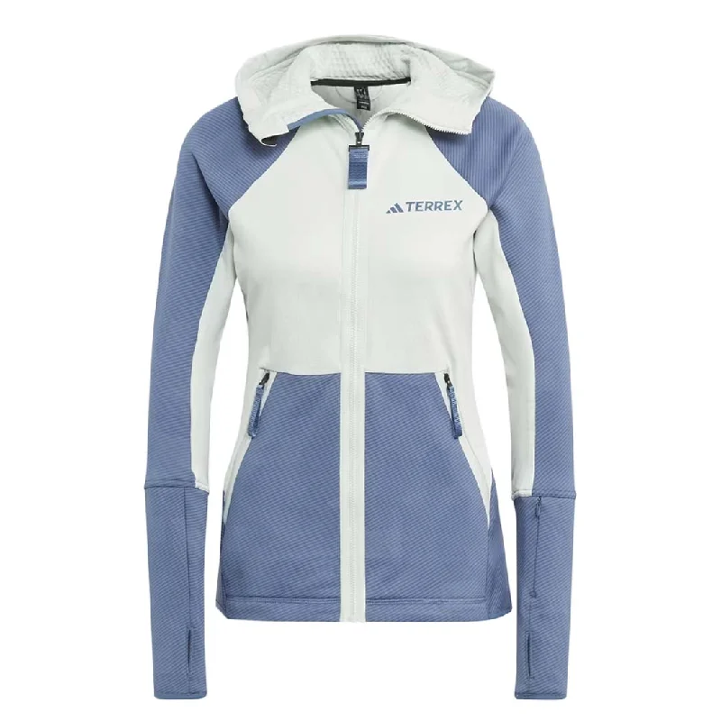 Women's Jackets with Zip-Front Design-adidas - Women's Terrex Tech Flooce Hooded Jacket (HU1850) Women's Jackets with Zip-Front Design-adidas - Women's Terrex Tech Flooce Hooded Jacket (HU1850)