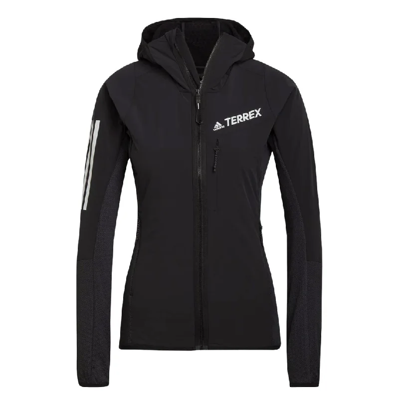 Women's Jackets for Protection Against Wind-adidas - Women's Terrex Techrock Flooce Wind Hooded Jacket (HF0727) Women's Jackets for Protection Against Wind-adidas - Women's Terrex Techrock Flooce Wind Hooded Jacket (HF0727)