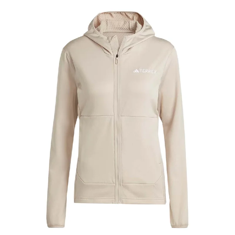 Women's Jackets for Layering with Scarves-adidas - Women's Terrex Xperior Light FLC Hooded Jacket (IB1820) Women's Jackets for Layering with Scarves-adidas - Women's Terrex Xperior Light FLC Hooded Jacket (IB1820)