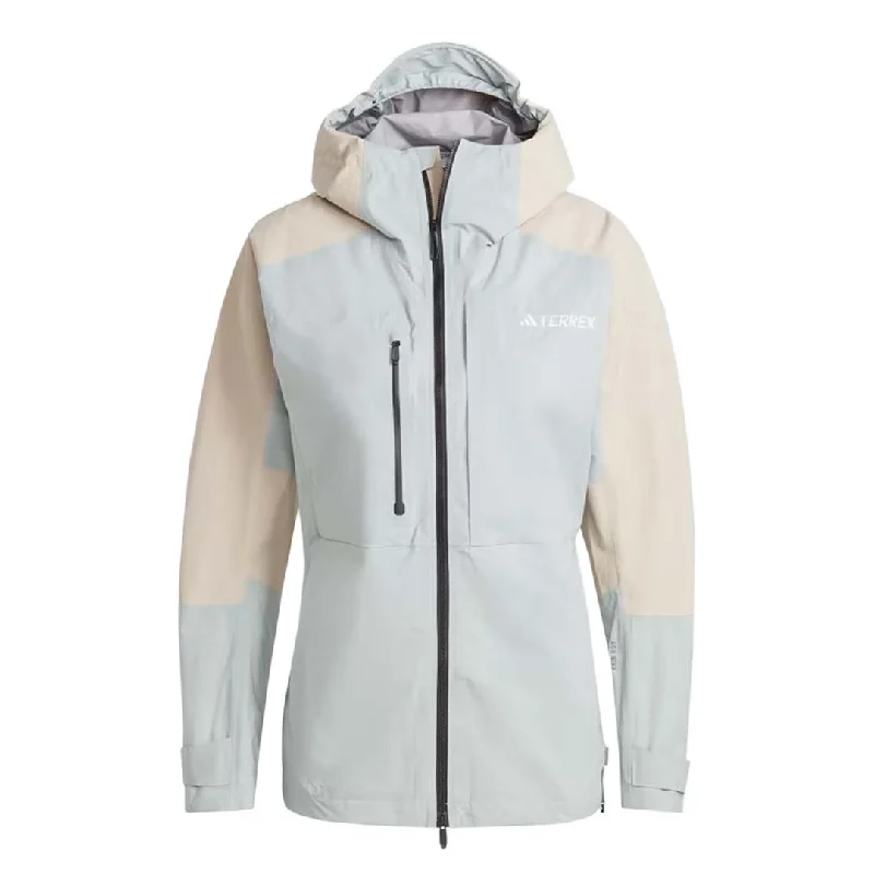 Women's Jackets with Ribbed Knit Cuffs-adidas - Women's Terrex Xploric RAIN.RDY Hiking Jacket (IB4267) Women's Jackets with Ribbed Knit Cuffs-adidas - Women's Terrex Xploric RAIN.RDY Hiking Jacket (IB4267)