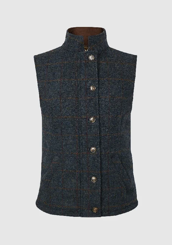 Women's Vest for Date Night-Andi Ladies Gilet - Blue Multi