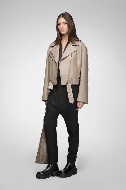 Women's Leather Jacket for Fashion-Forward Trends-Anya - Niobe Leather Jacket