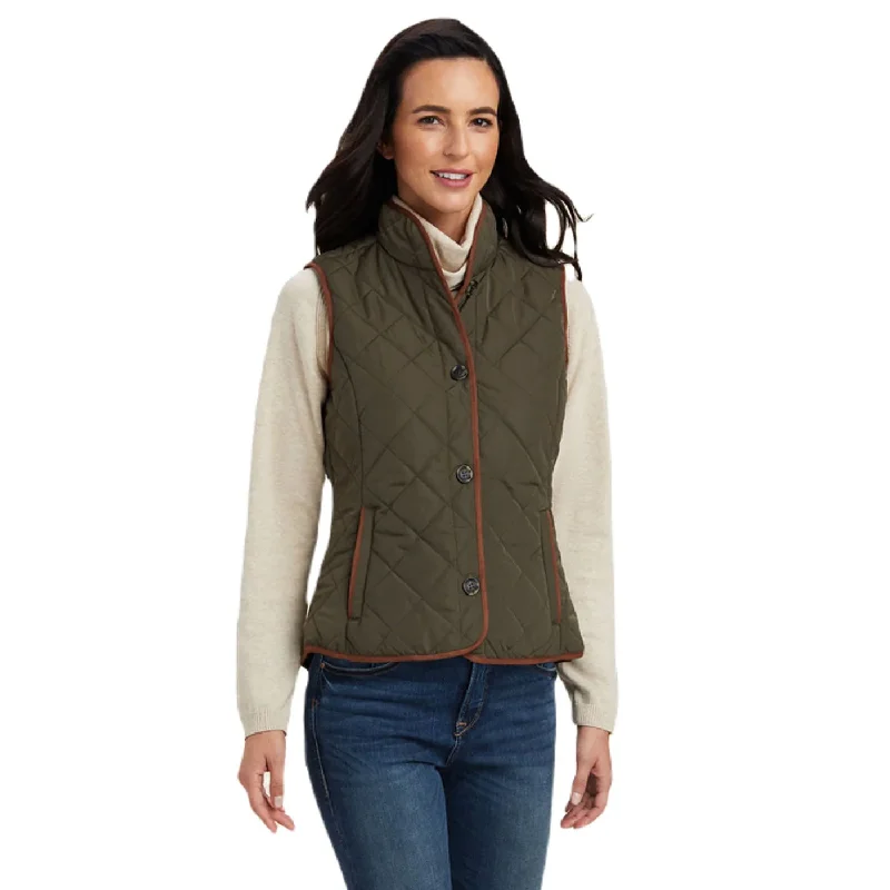 Women's Vest for All Seasons-Ariat Ladies Woodside 2.0 Quilted Vest
