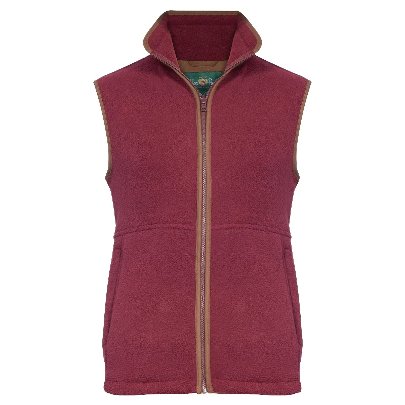 Women's Vest for Urban Chic Look-Alan Paine Aylsham Men's Fleece Gilet