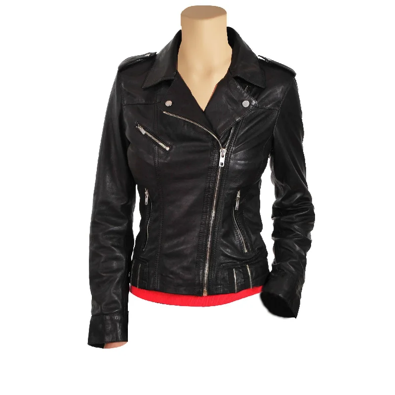 Women's Leather Jacket for Bold Statement-Women’s Classic Biker Style Leather Jacket Women's Leather Jacket for Bold Statement-Women’s Classic Biker Style Leather Jacket