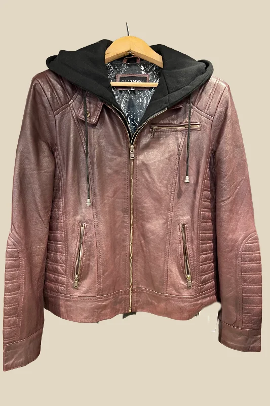 Women's Leather Jacket with Bold Style-David Moore Leather