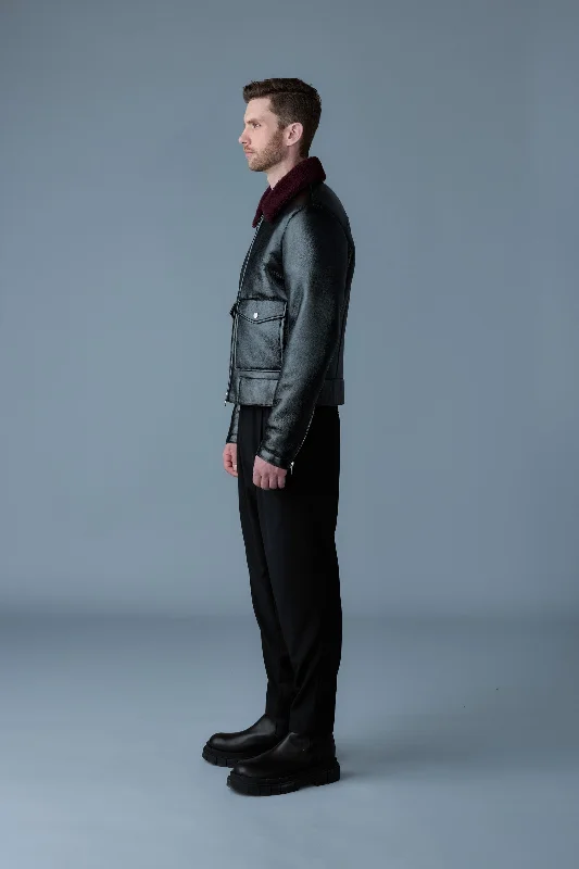 Women's Leather Jacket for Outdoor Activities-ENZO