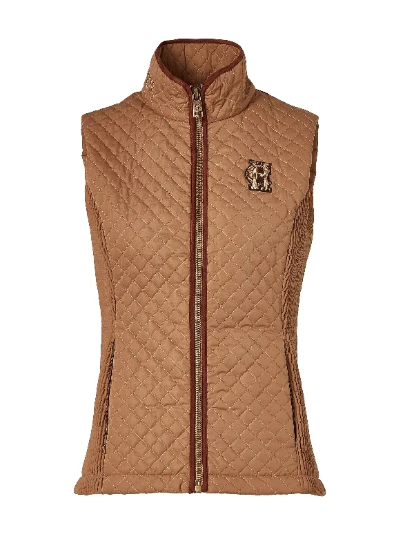 Women's Vest with Sheer Detailing-Holland Cooper Ladies Cambridge Gilet