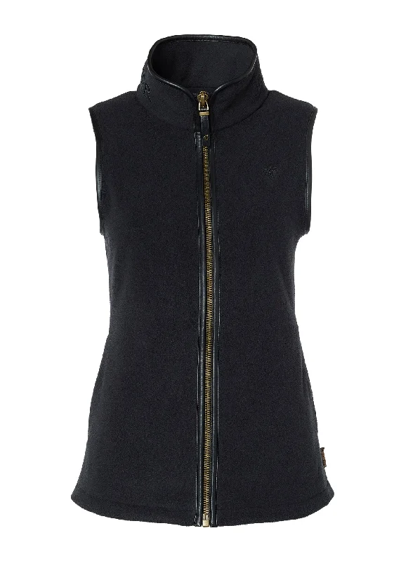 Women's Vest with Sheer Detailing-Holland Cooper Ladies Country Fleece Gilet