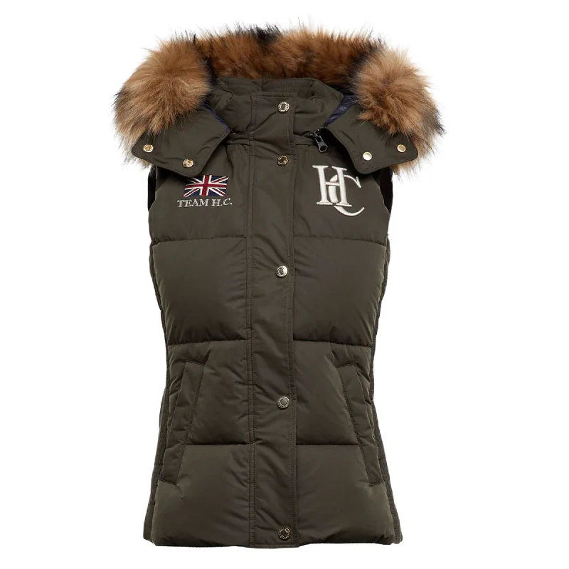 Women's Vest for Relaxed Fit-Holland Cooper Ladies Team Hooded Gilet