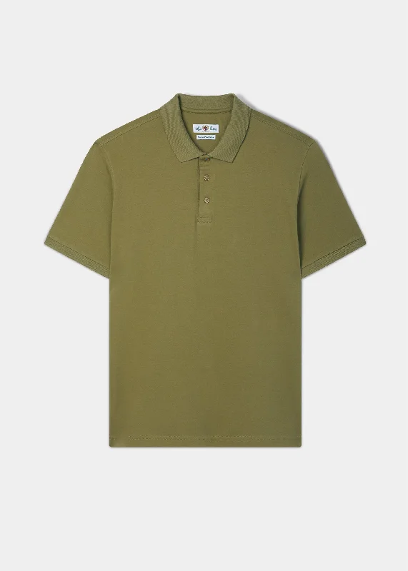 Women's Polo Shirts for Golf and Tennis -Lakeshore Pique Polo Shirt In Olive