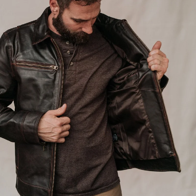 Women's Leather Jacket for Busy Women-Legacy Leather Jacket | Brown