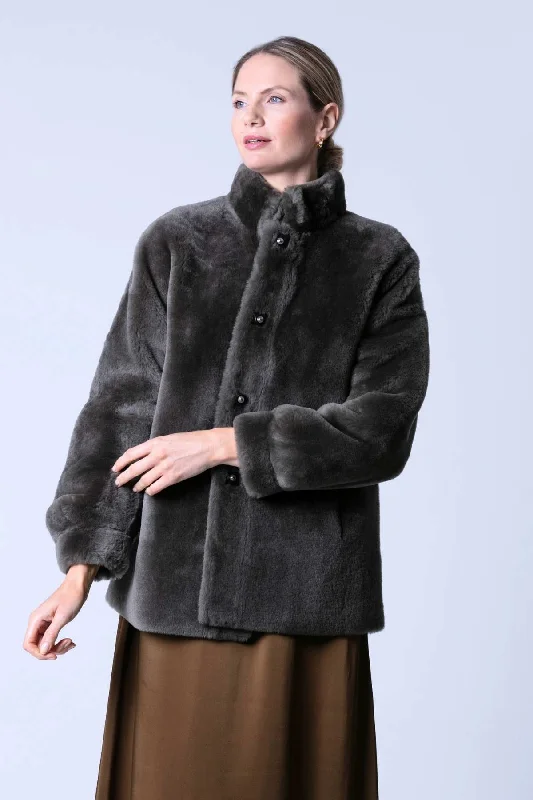 Women's Jackets with Updated Style-Nola Shearling Jacket
