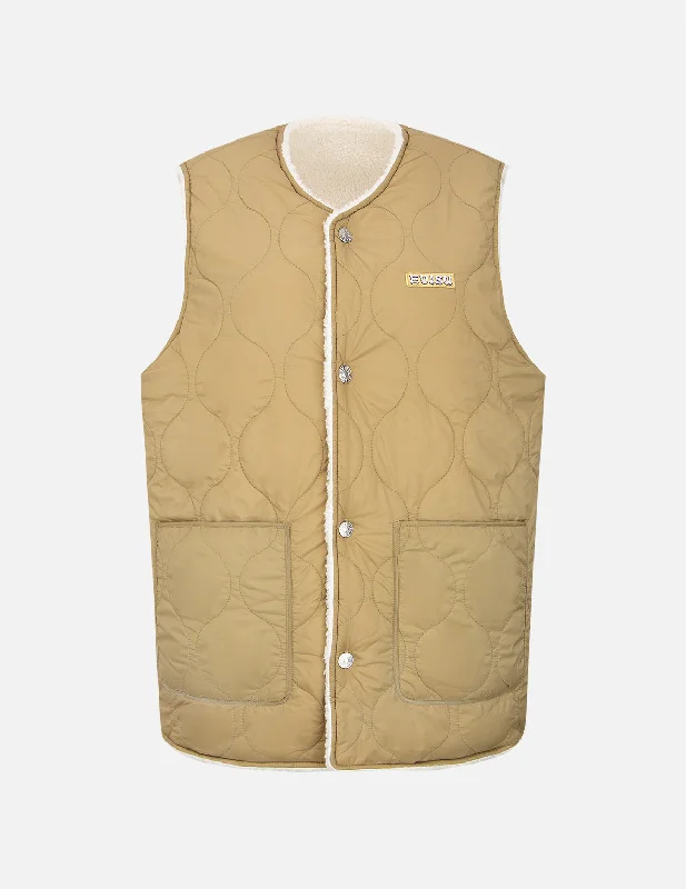 Women's Vest for Customizable Look-Onion Quilted Reversible Vest Jacket