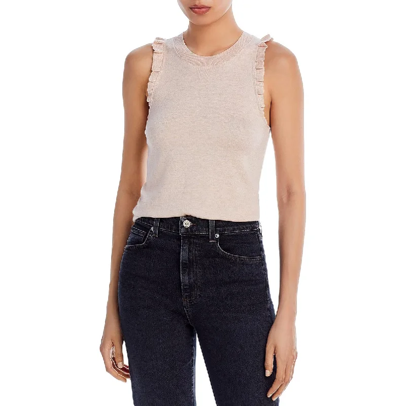 Women's Pullover with Ribbed Detailing -Paige Womens Metallic Wool Blend Pullover Top Women's Pullover with Ribbed Detailing -Paige Womens Metallic Wool Blend Pullover Top