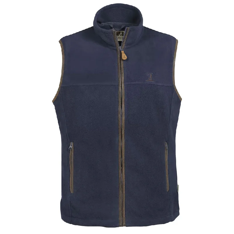 Women's Vest with Modern Design-Percussion Ladies Scotland Fleece Vest