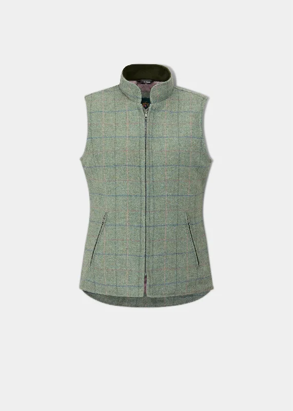 Best Women's Vest-Rutland Ladies Tweed Gilet In Spindle